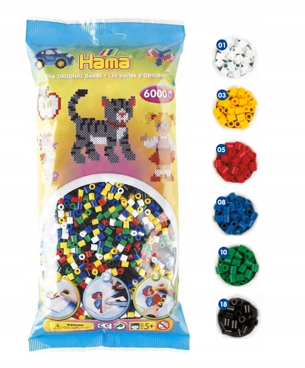 

Hama MIDI 20566 Koraliki mix nr 66 6 tys.