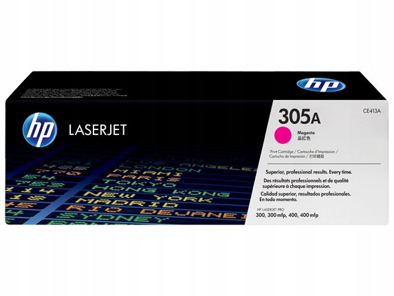 Hp toner purpurový HP305A /vyťaženosť cca 2600str/ CE413A