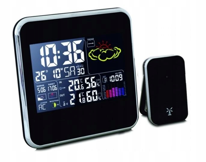 Elektronický Teploměr Meteostanice S Barevným Displejem TER1928