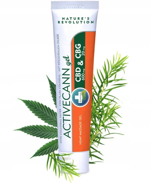 Żel konopny do masażu ActiveCann Cbd, Cbg Annabis 75 ml