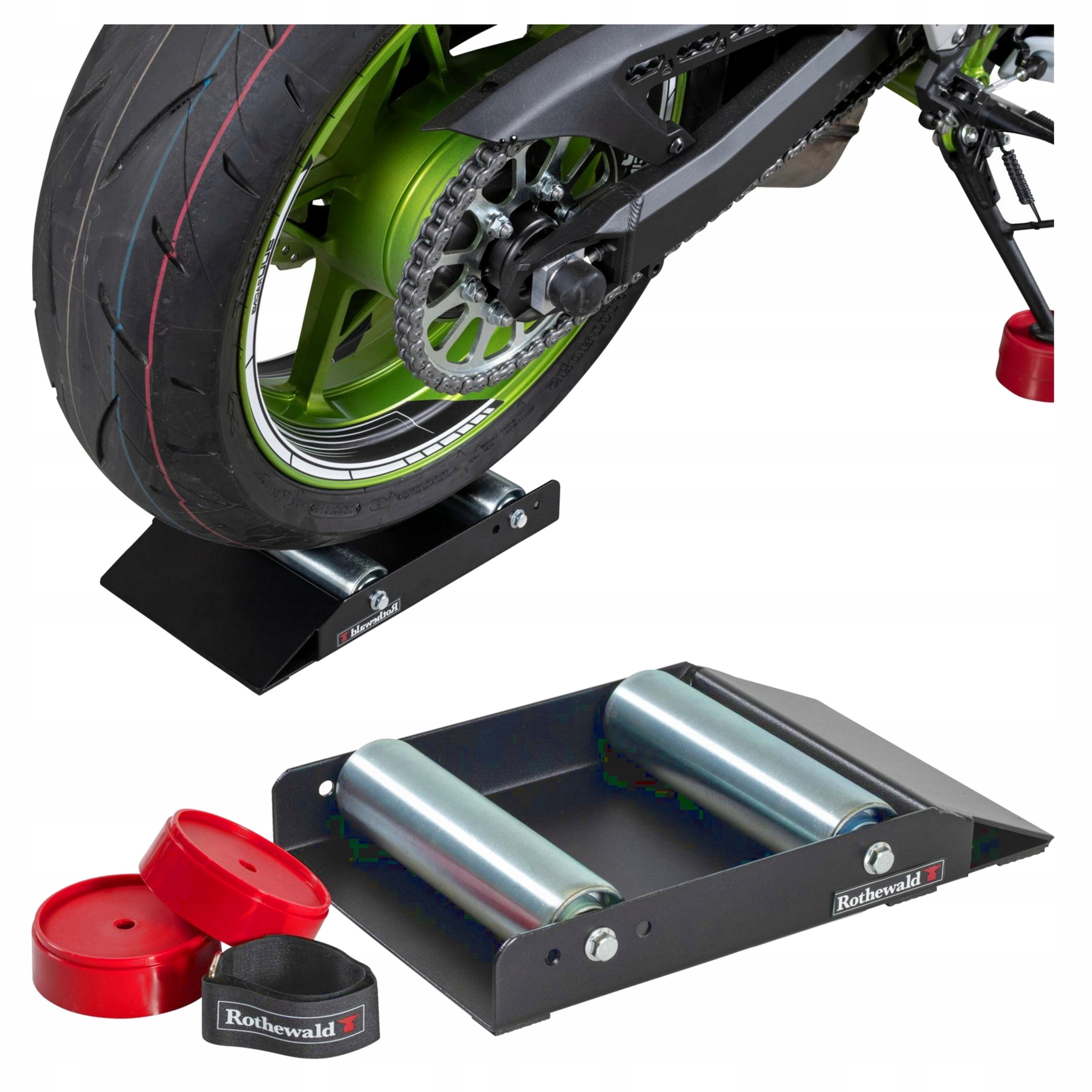 Servisné Valčeky Pod Zadné Koleso Motocykla Nájazd Rothewald