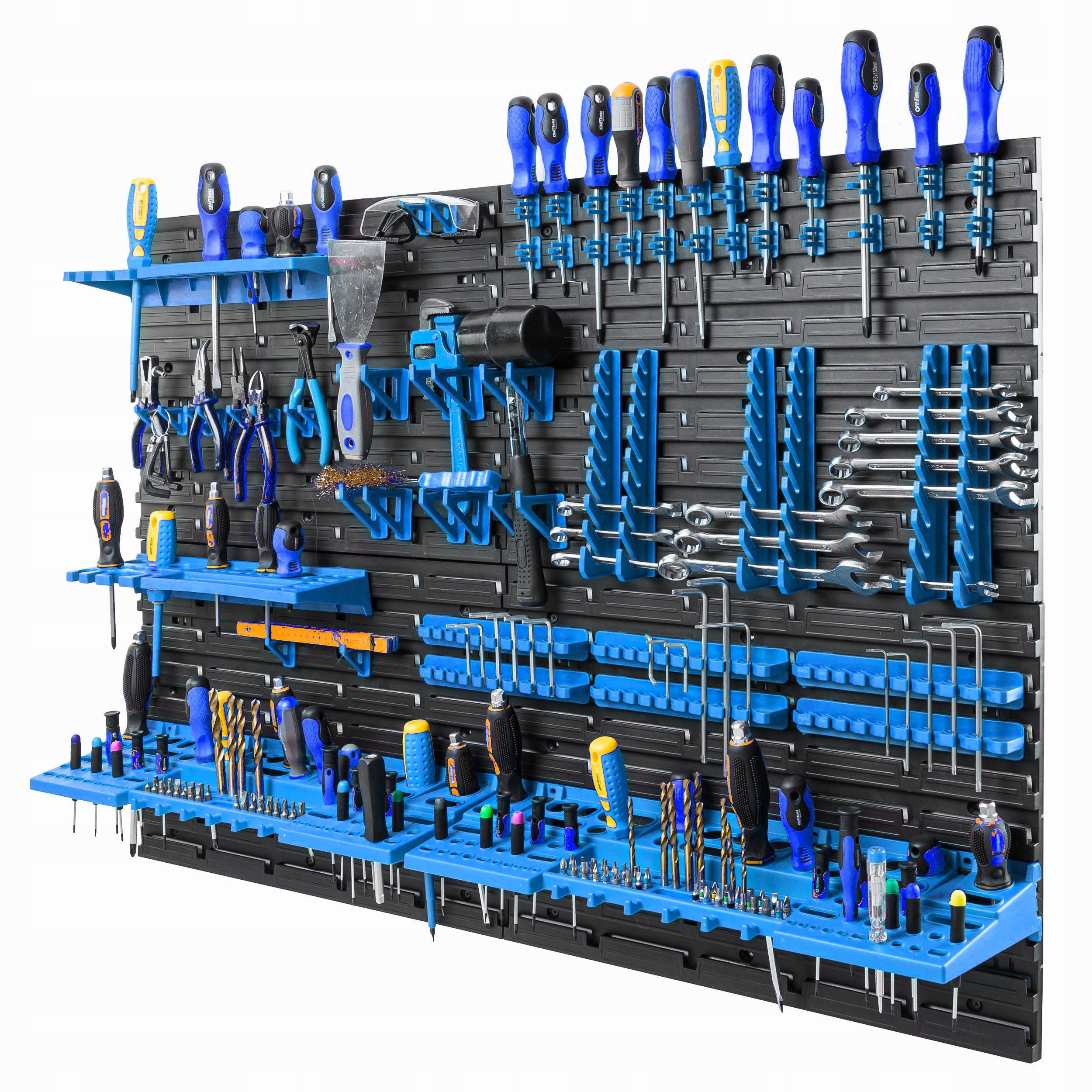 Dílenská tabule na nářadí 115,8 x 78 cm, úchytky