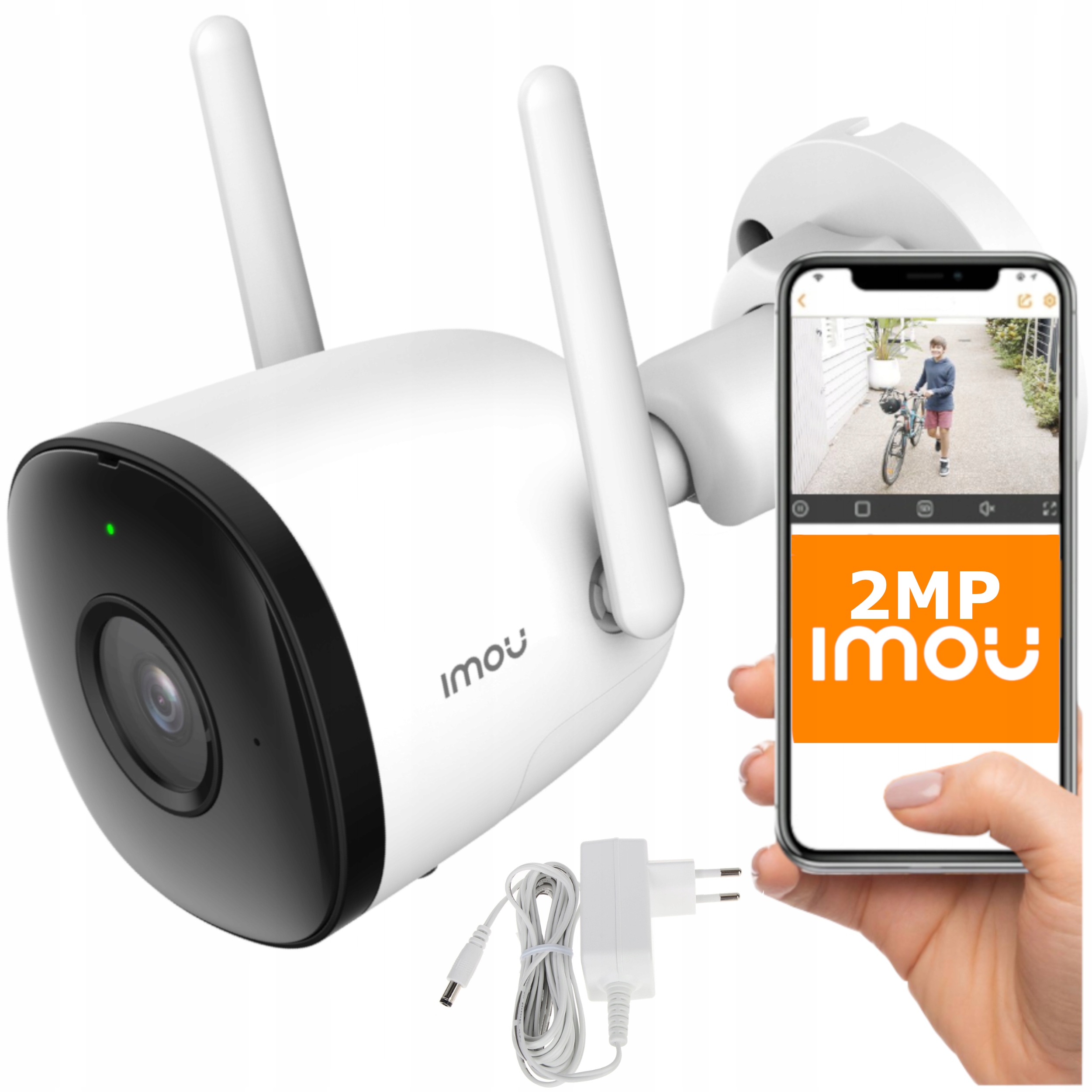 

Kamera Zewnętrzna Wifi Ip Bullet 2MPX Full Hd Imou
