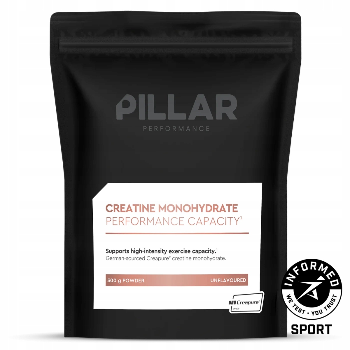 Pillar Performance kreatin monohydrát, bez příchuti