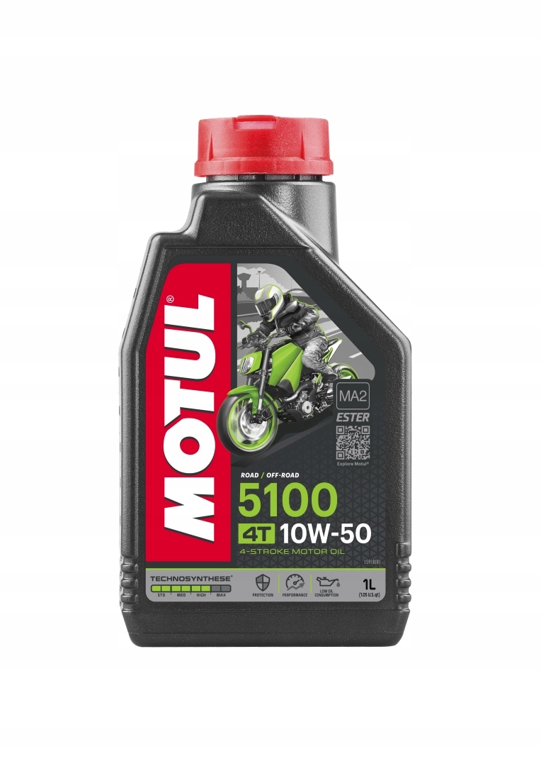 Olej Półsyntetyk 10W50 Motul 5100 4T Ester 1L