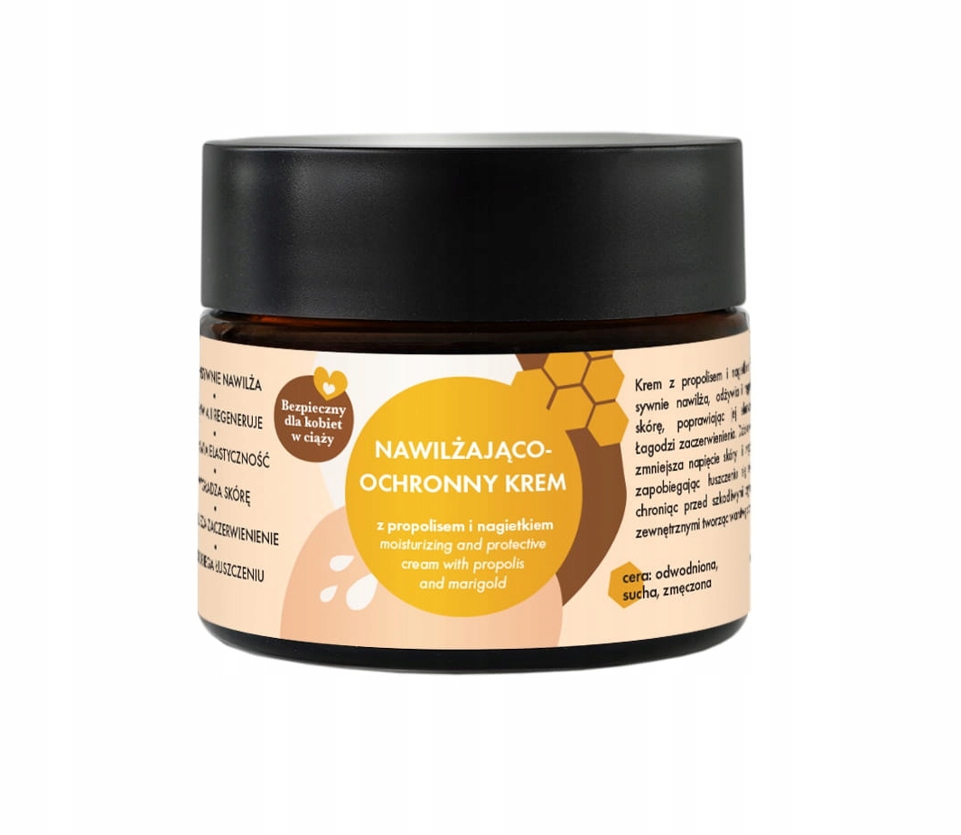 Lullalove Hydratační A Ochranný Krém Na Obličej S Měsíčkem Propolisem 50 ML