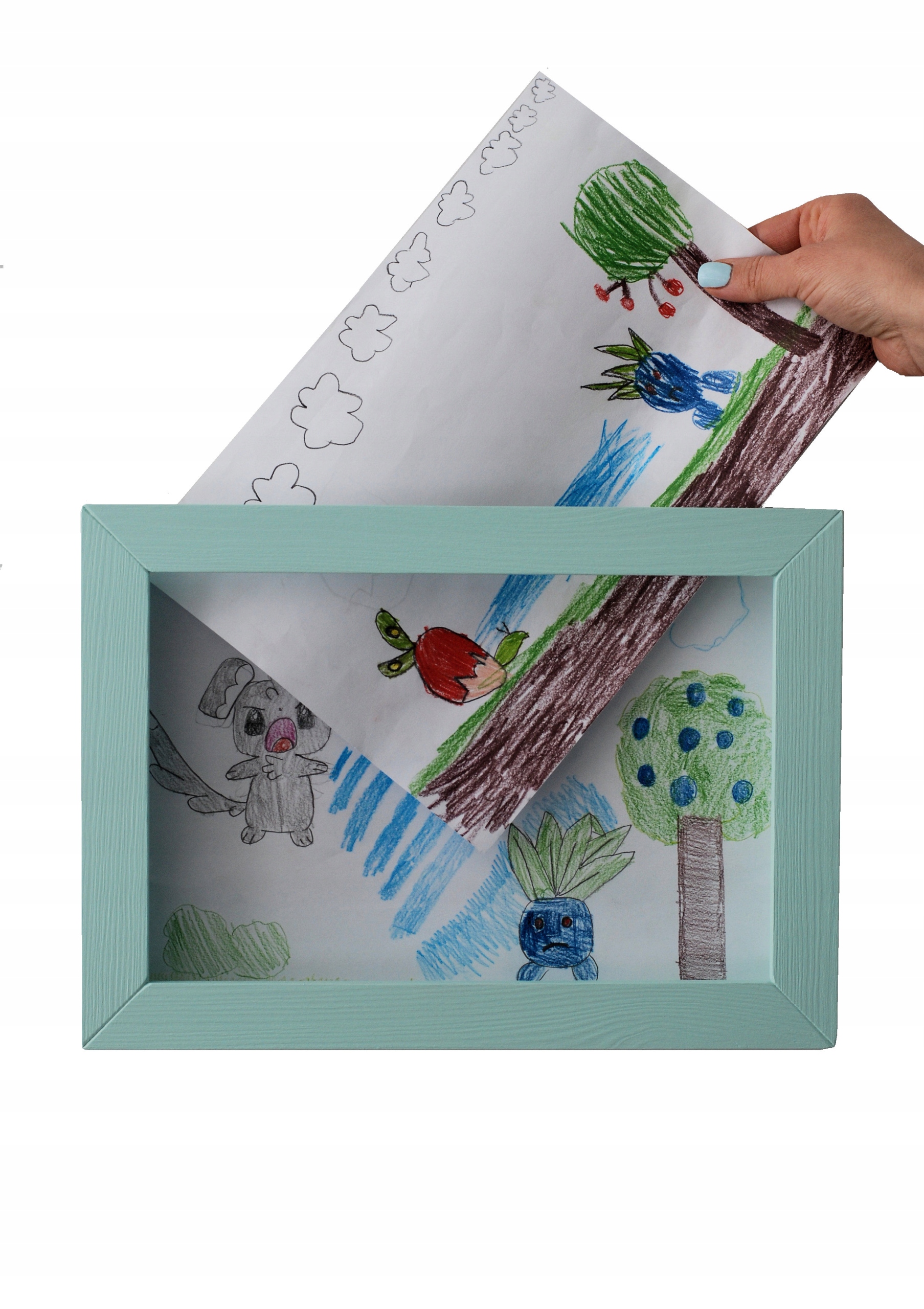 

Ramka na rysunki dziecka ramki na dziecięcą sztukę