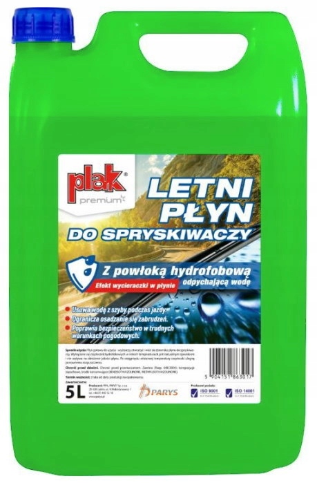 

Płyn Do Spryskiwaczy Letni Hydrofobowy 5L
