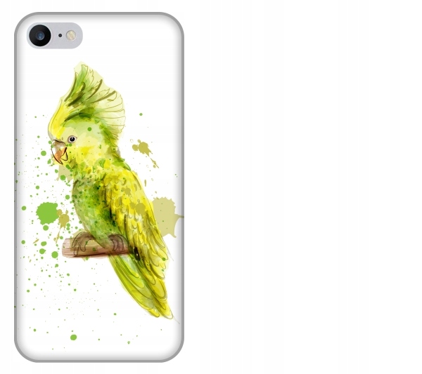 

Etui pokrowiec iPhone 8 Ptak papuga akwarela