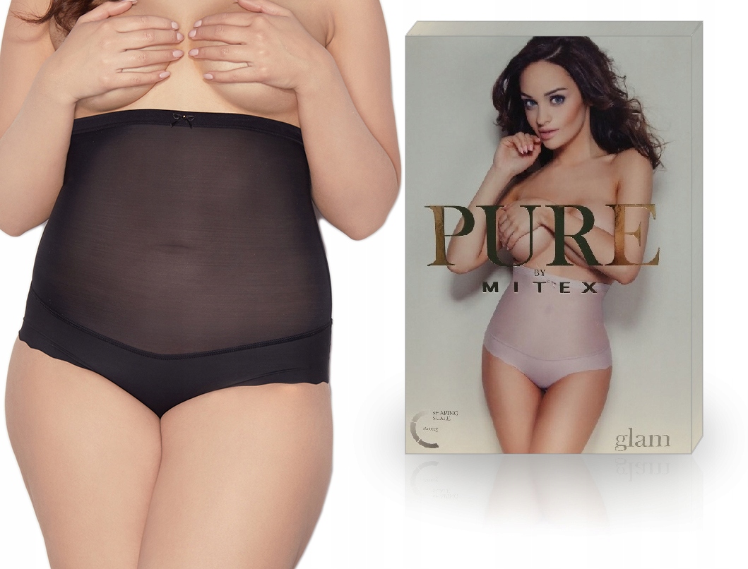 

figi wyszczuplające Mitex Pure Glam czarne , 3XL