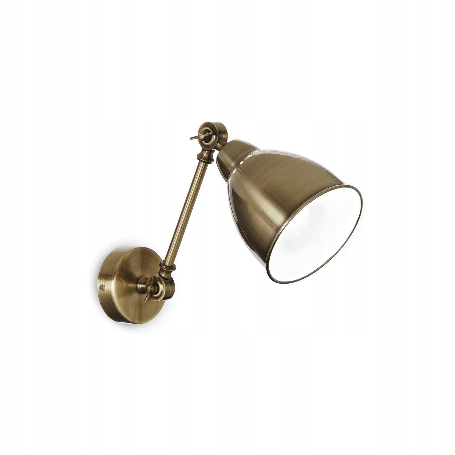 Nástenné svietidlo Ideal Lux Newton AP1 bronzová E27 kov
