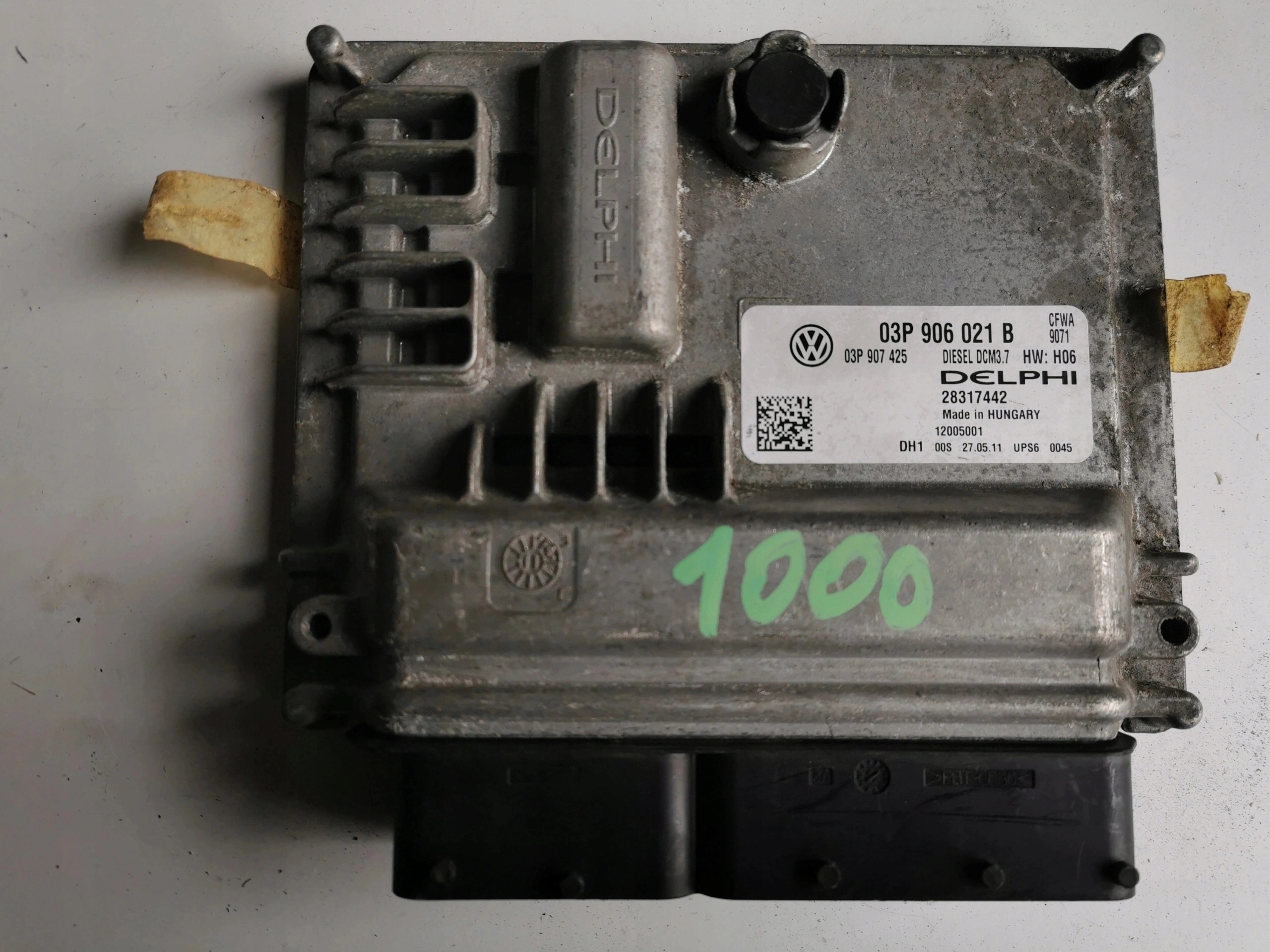 VW POLO 1.2TDI 28317442 03P906021B computer ECU