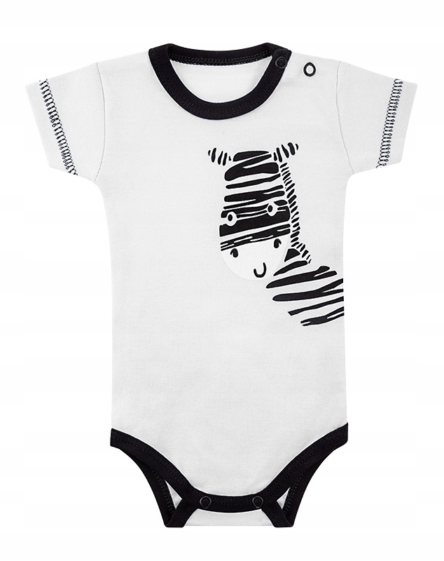 

Zebra Body krótki rękaw 50 Biały