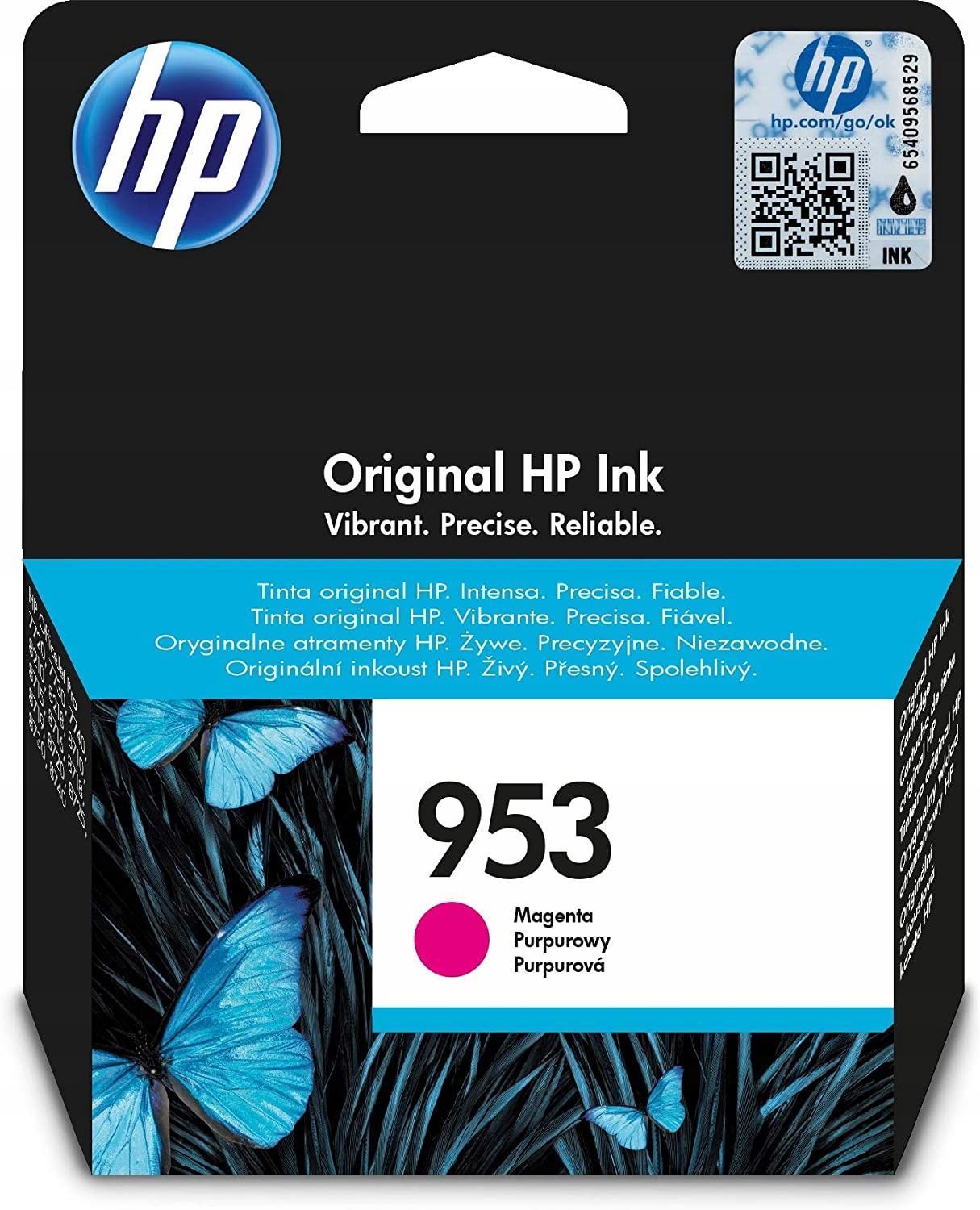 Hp Inkoust F6U13AE originál purpurová