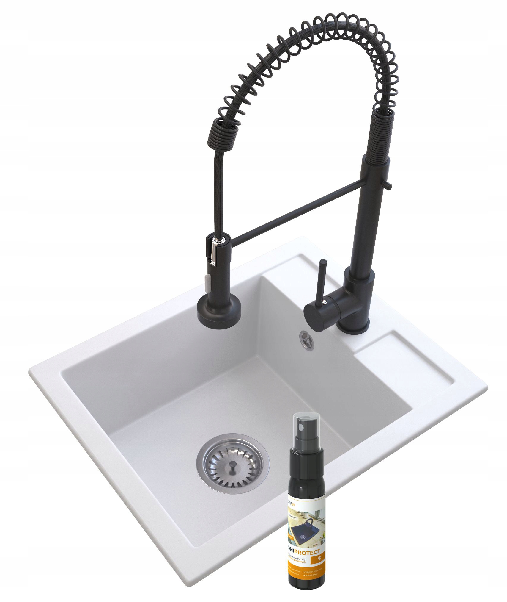 Dřez Granitový Kuchyňská Baterie Rhea