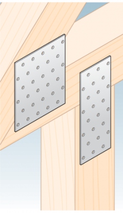 PP8 PŁYTKA PERFOROWANA ŁĄCZNIK PŁASKI 60x240 OCYNK Kod producenta 4408