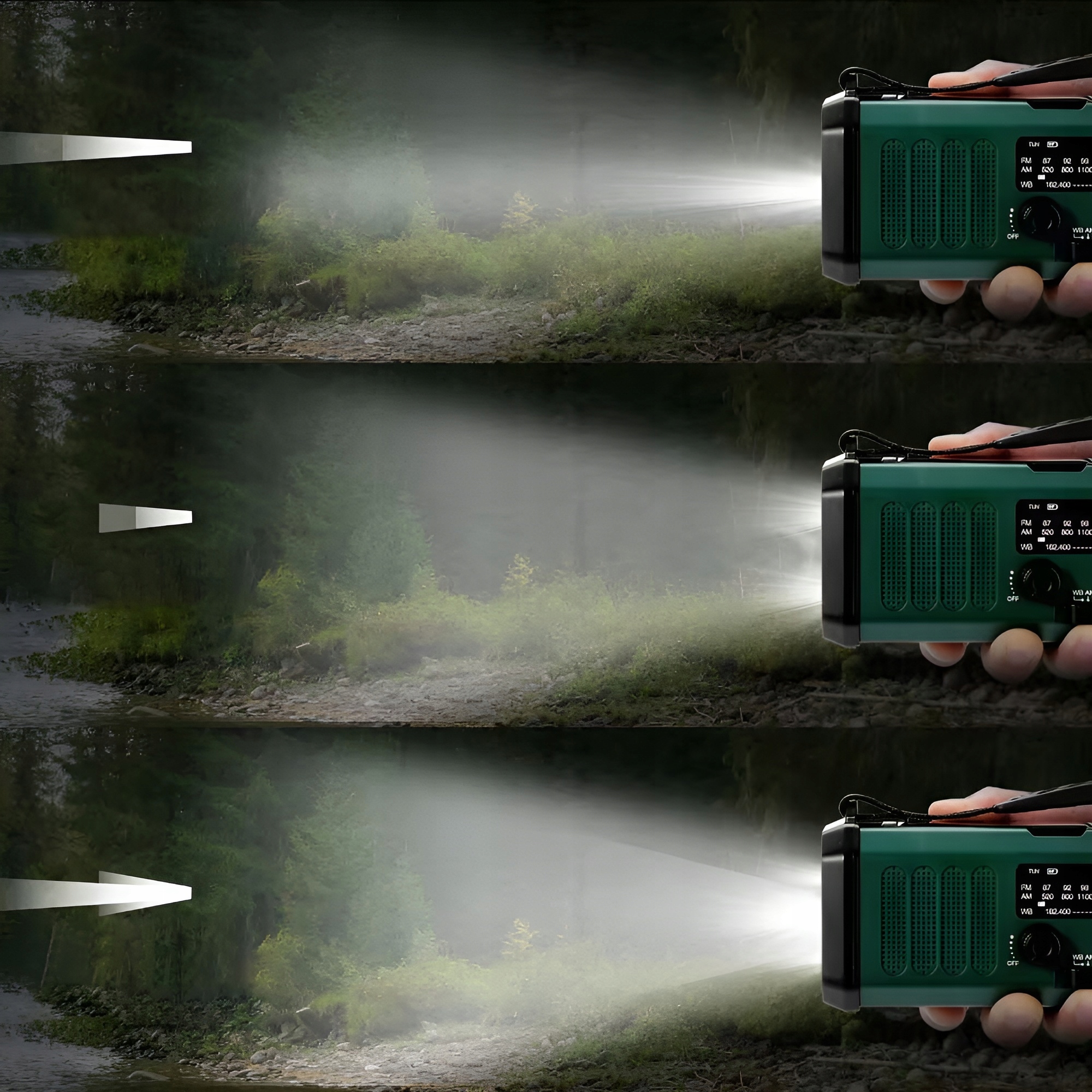 RADIO AWARYJNE 10000mAh SOLARNE POGODOWE FM AM SOS Z ŁADOWARKĄ USB KOMPAS Zasilanie baterie