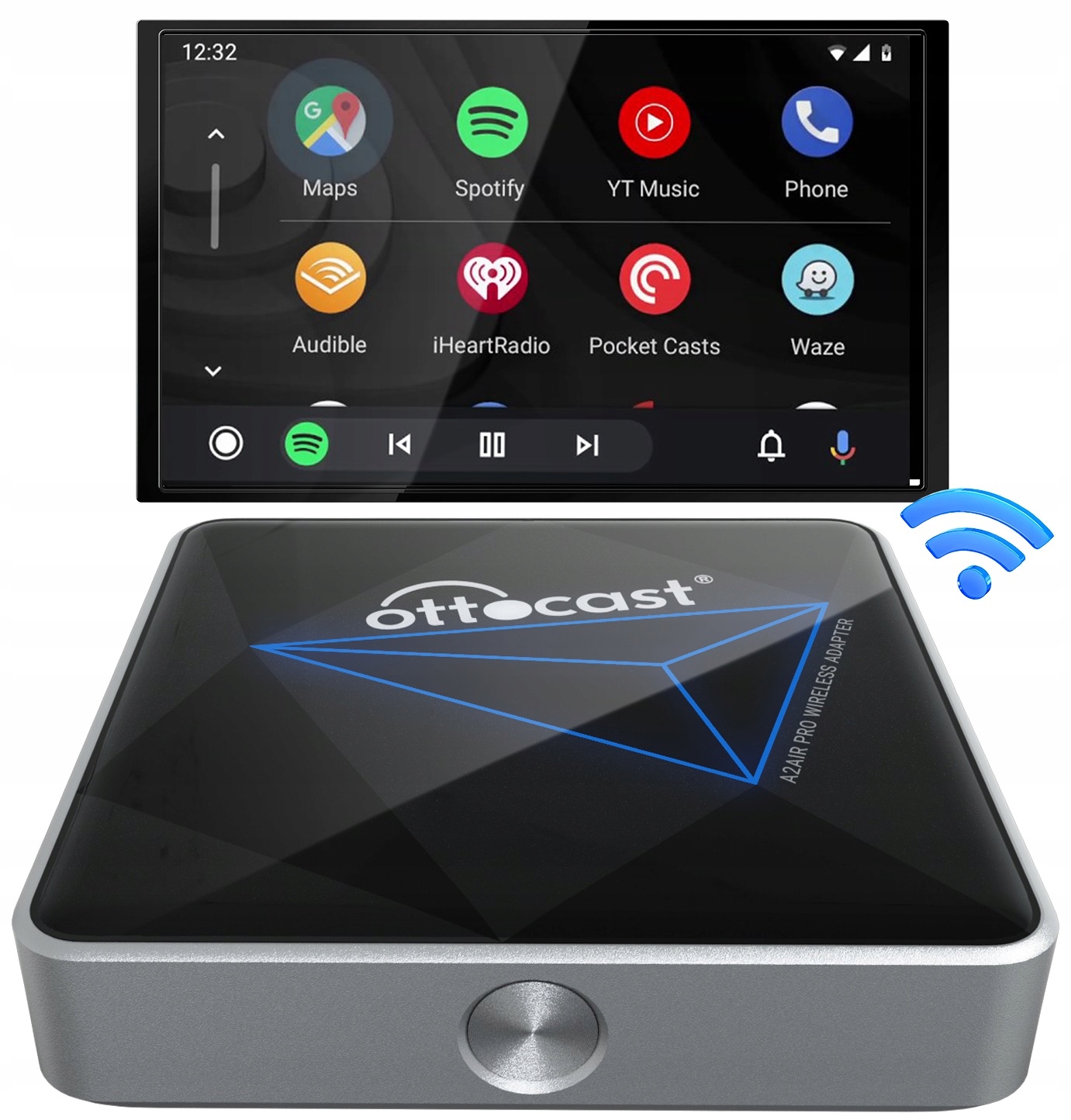 Ottocast A2Air Pro Bezprzewodowy Android Auto Rodzaje odtwarzanych nośników USB
