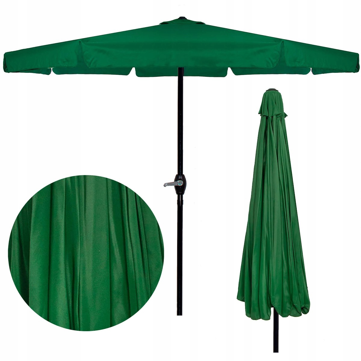 DUŻY PARASOL OGRODOWY SKŁADANY MOCNY XXL 410cm (GU0031) • Cena, Opinie