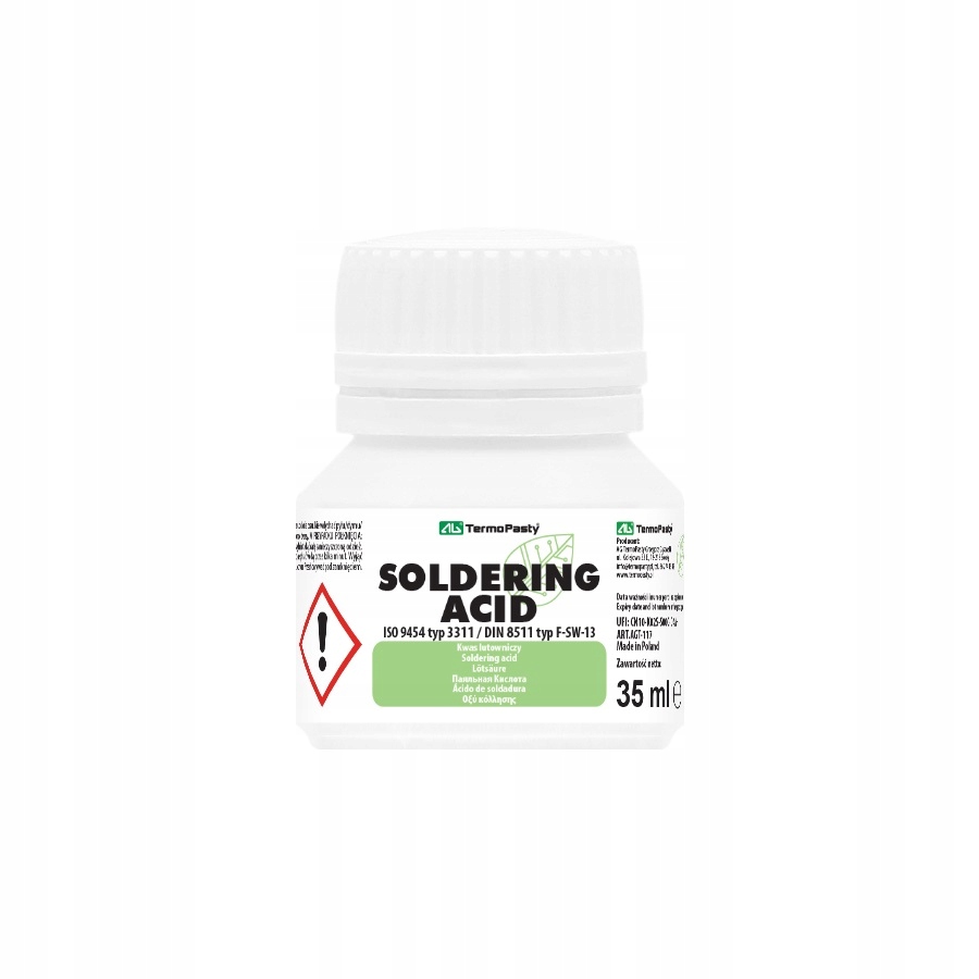

Kwas Lutowniczy Soldering Acid Ag Termopasty 35ml