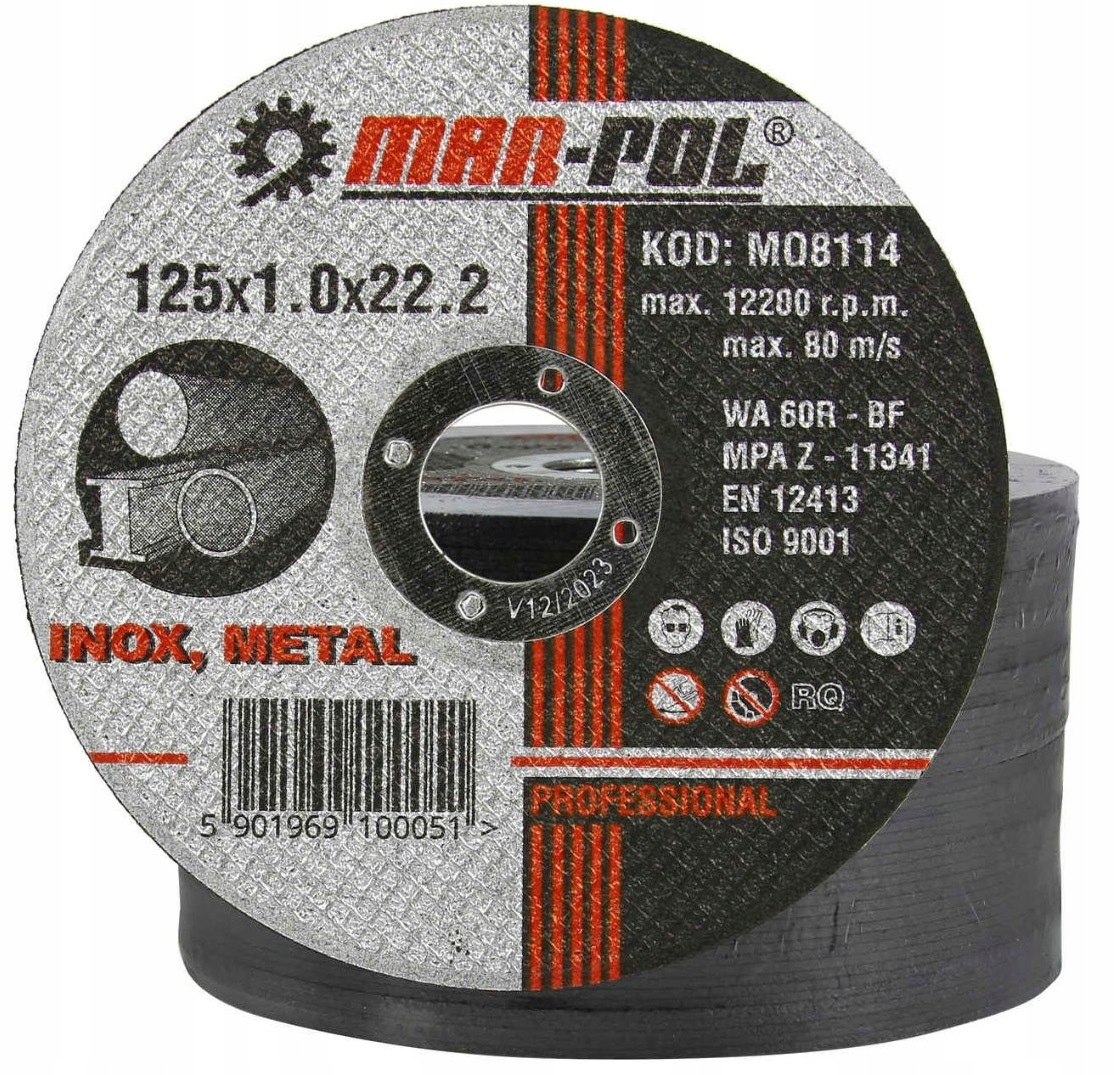 

Tarcza Do Cięcia Metalu zestaw tarcz 125 MM 50 Szt