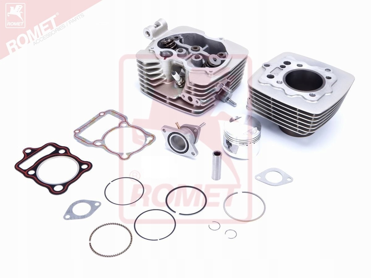 SK125ZKRM - Цилиндр + тюнинг головки Romet от 125 до 150cc