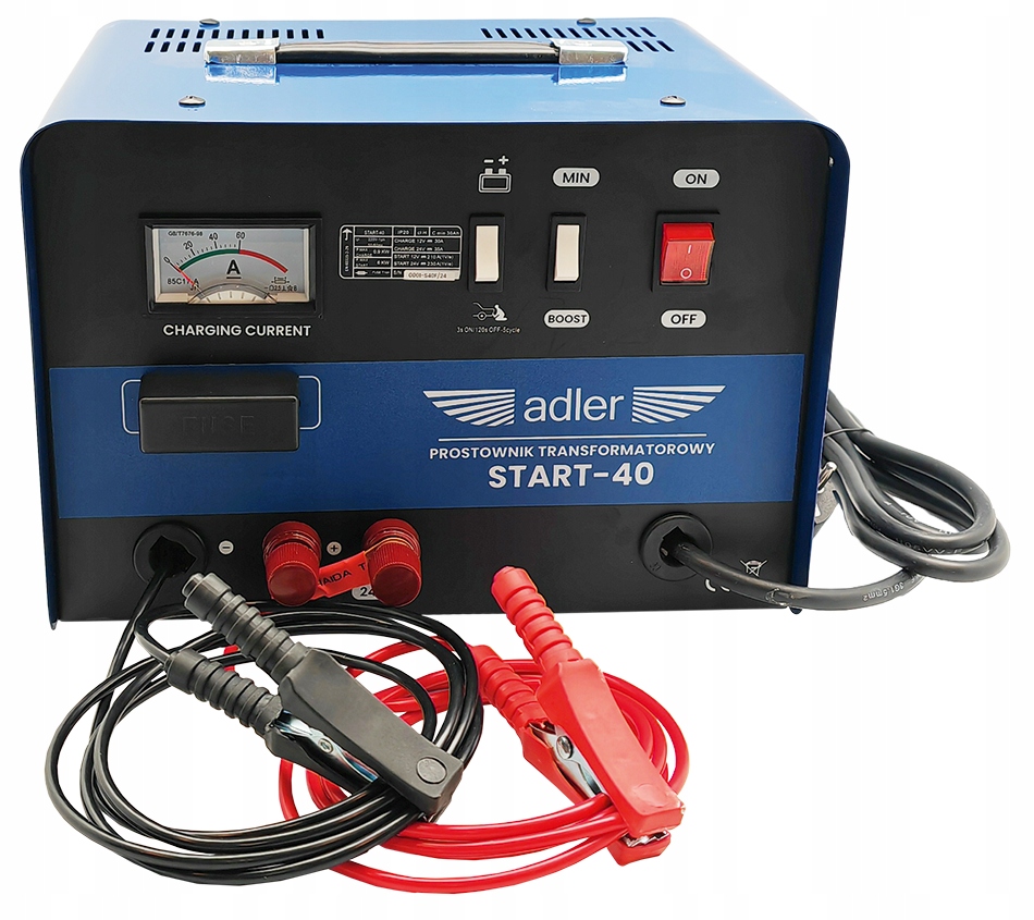 ADLER ТРАНСФОРМАТОР ВЫПРЯМИТЕЛЬ START-40/1 12/24