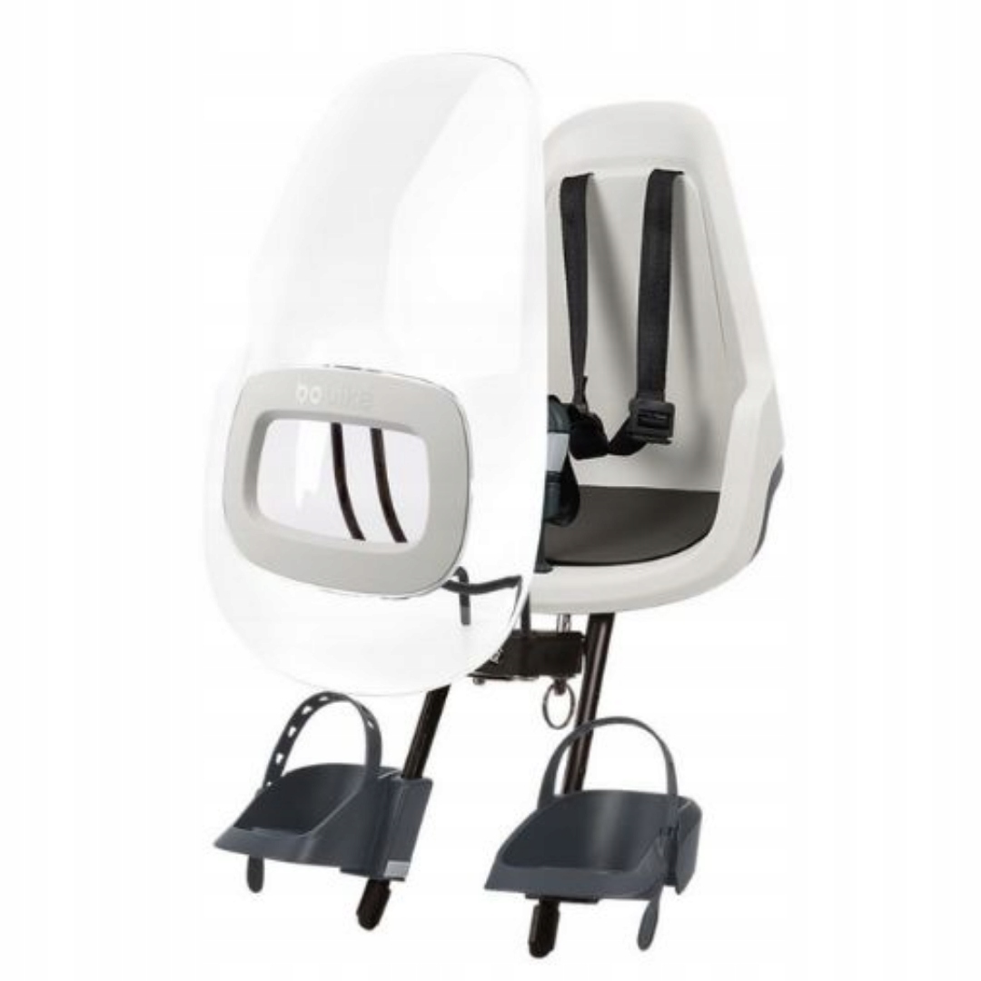 FOTELIK ROWEROWY BOBIKE GO MINI Vanilla + Osłona