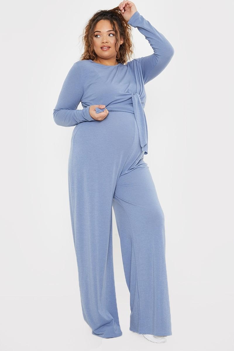 In The Style XXC xbt SPODNIE CIĄŻOWE XXS Kolor niebieski