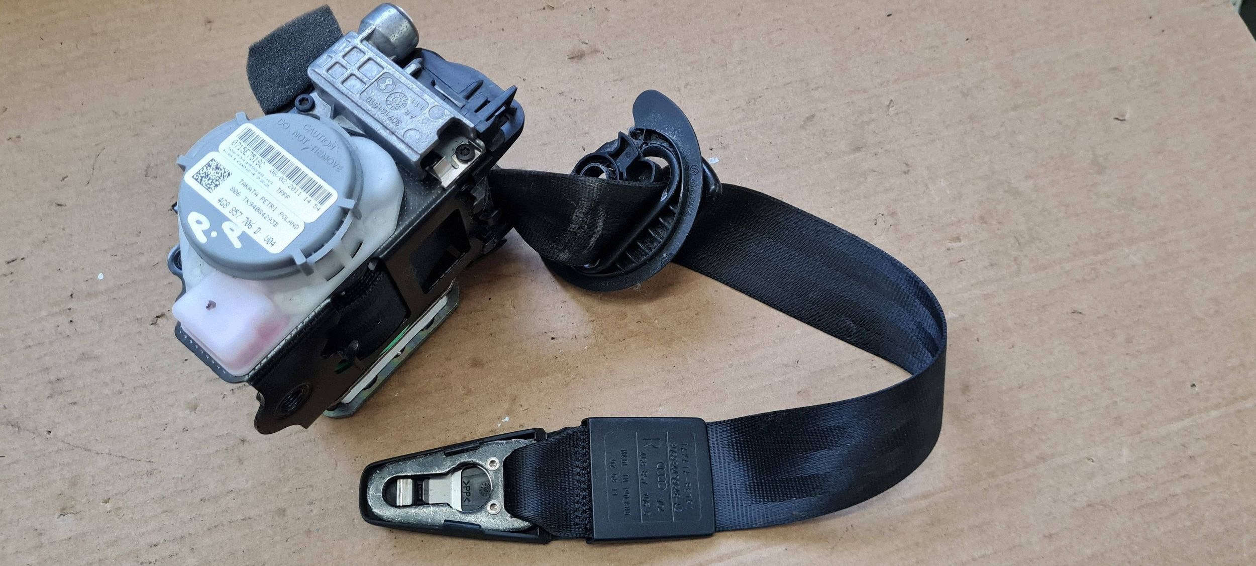 A6 C7 4G tension belt safety right front ORG 4G8857706D A7 4G