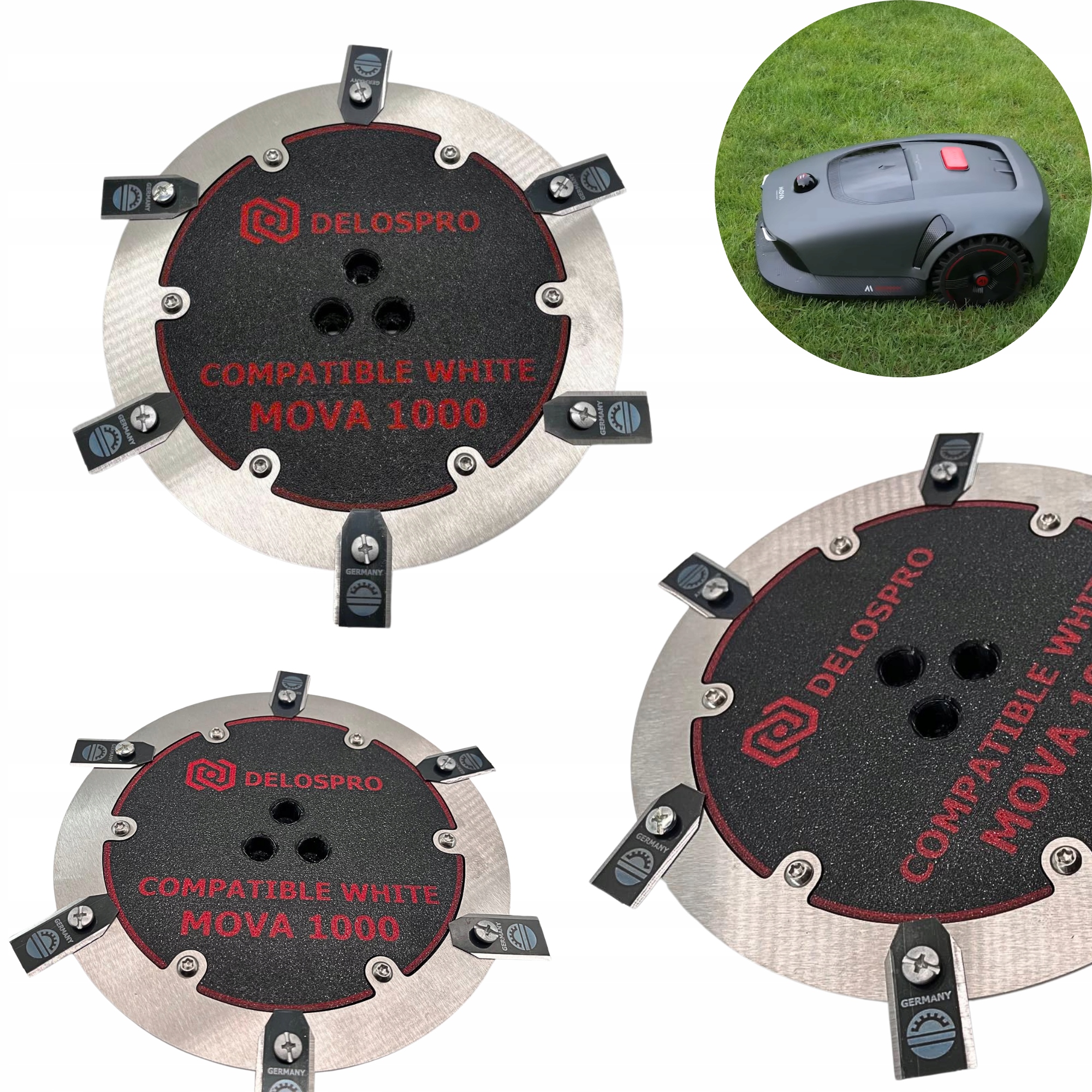 Tarcza Na 6 Ostrzy Stal Do Dreame Mova 1000 6 X Ostrza Węglik Tytanu