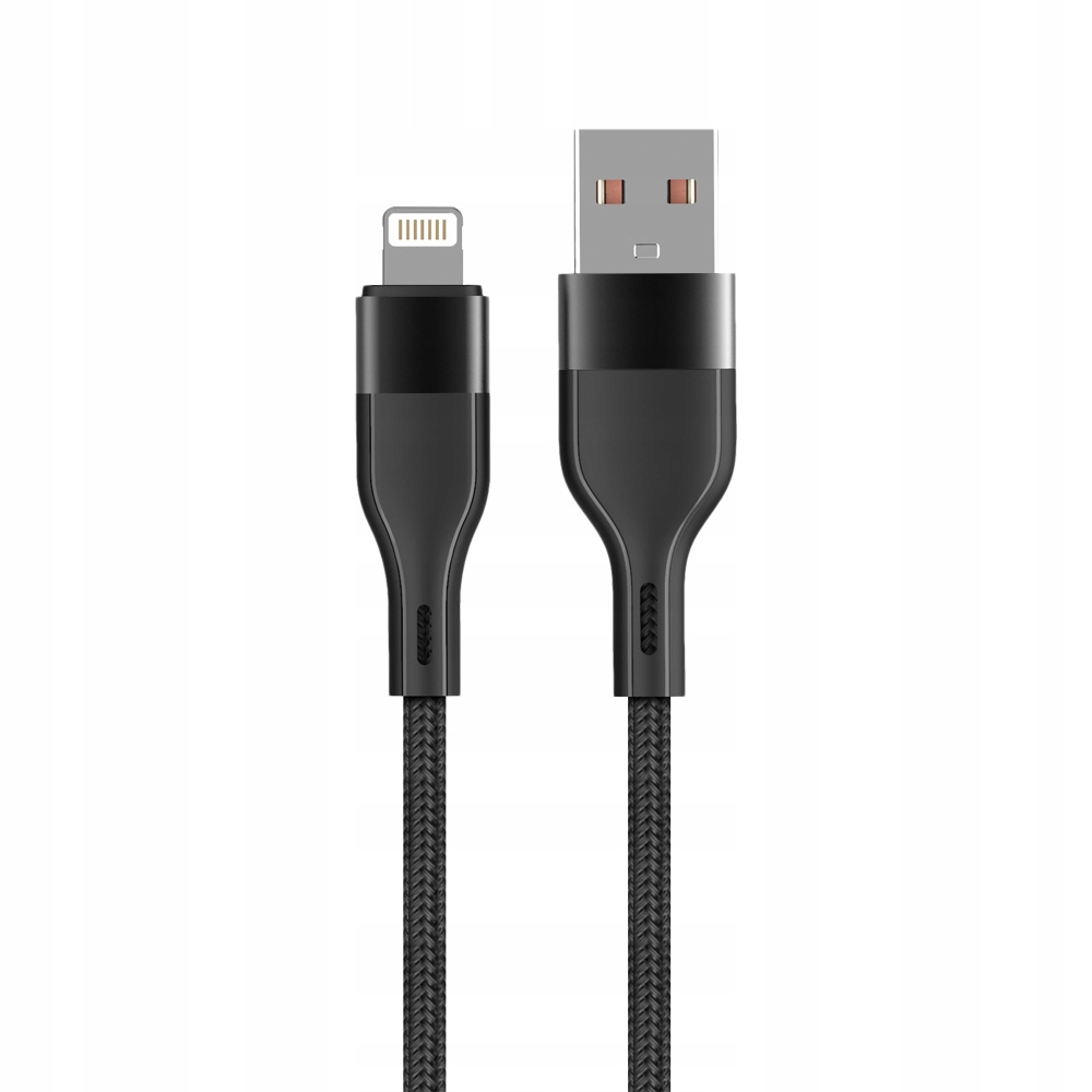Maxlife Kabel Przewód Usb Lightning Do Apple Iphone Ipad 1 M 24A Nylonowy