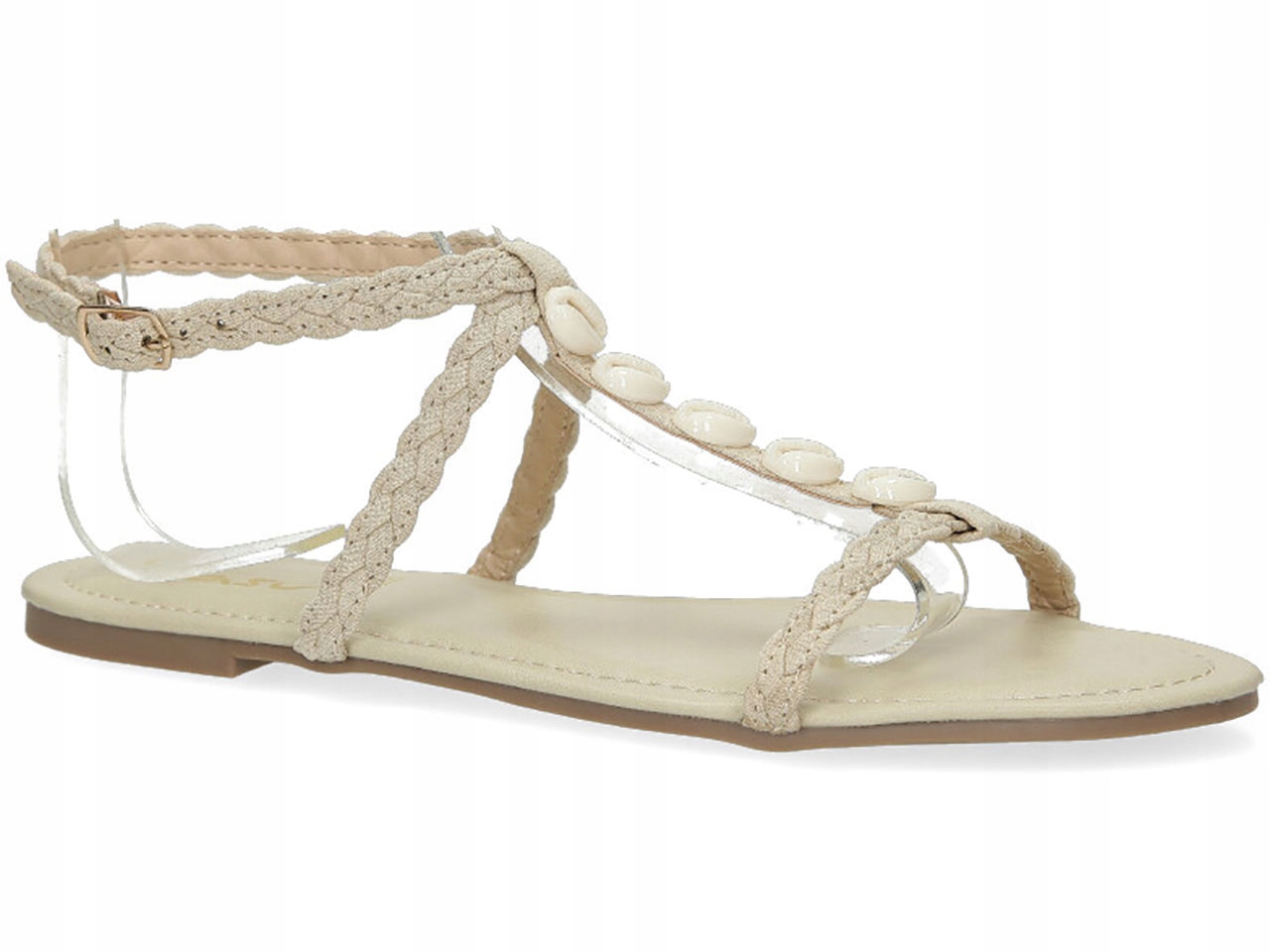 

Sandały Buty Damskie Lekkie Modne Muszelki New 38