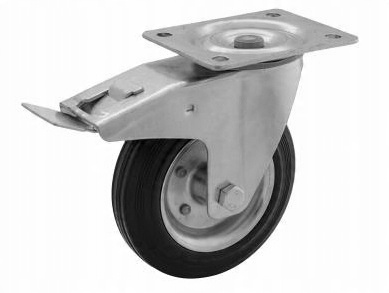 

Koło Obrotowe 100mm ham , Kółko Wózka metal guma
