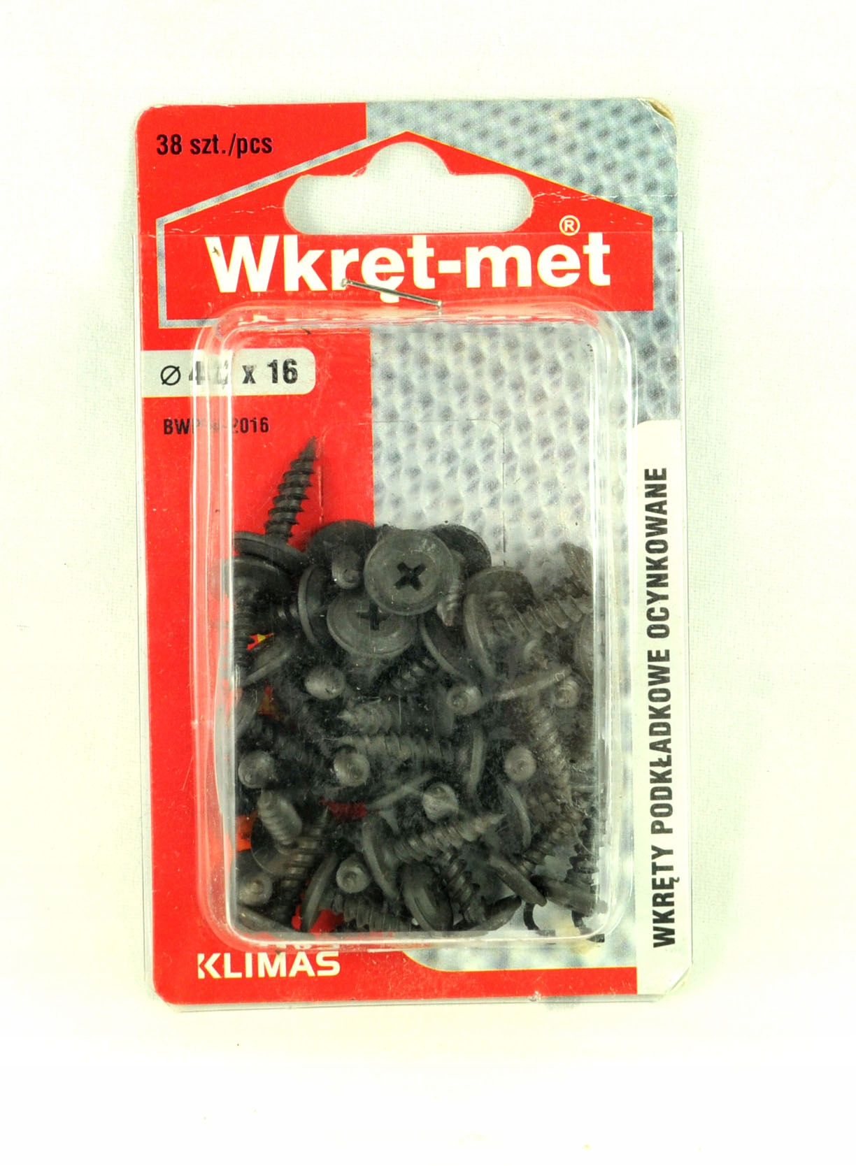 

Wkręty podkładkowe czarne fosfatowane 4,2x16 38szt