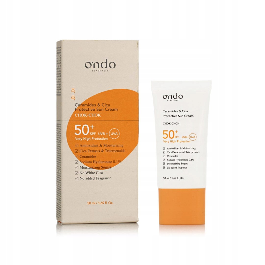Sluneční krém na obličej Ondo Beauty 36.5 Chok-chok Spf 50+ 50 ml