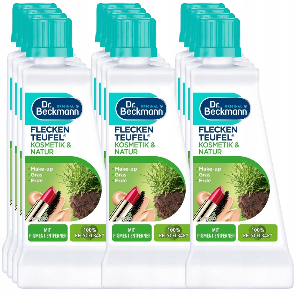 Levně Dr. Beckmann Odstraňovač skvrn Tráva, Země, Make-up 12x50 ml