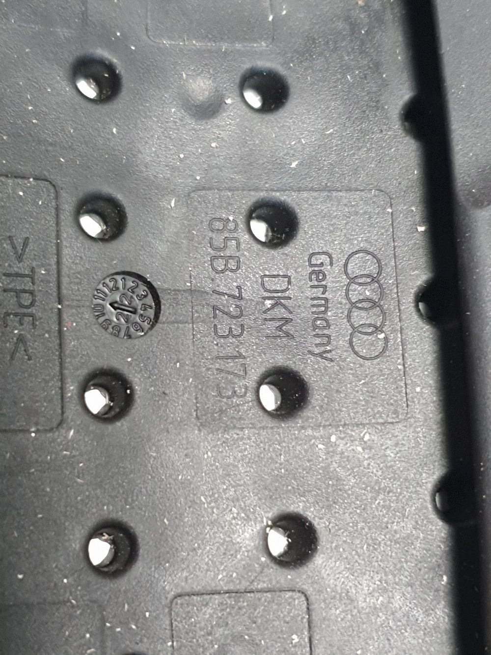 Audi SQ6 e-tron blende gehäuse für pedale 85B723173 8W0721173