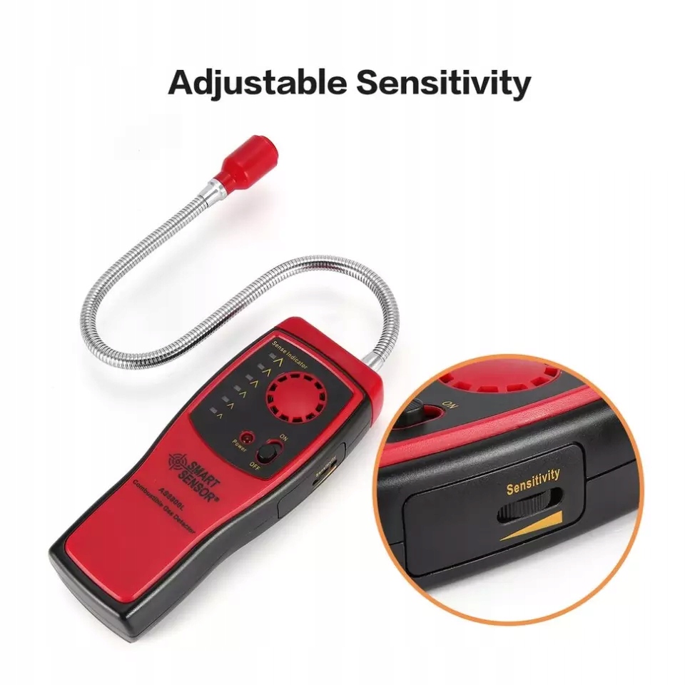 DO DOMU CZUJNIK GAZU ziemnego LPG DETEKTOR WYKRYWA Waga produktu z opakowaniem jednostkowym 0.2 kg