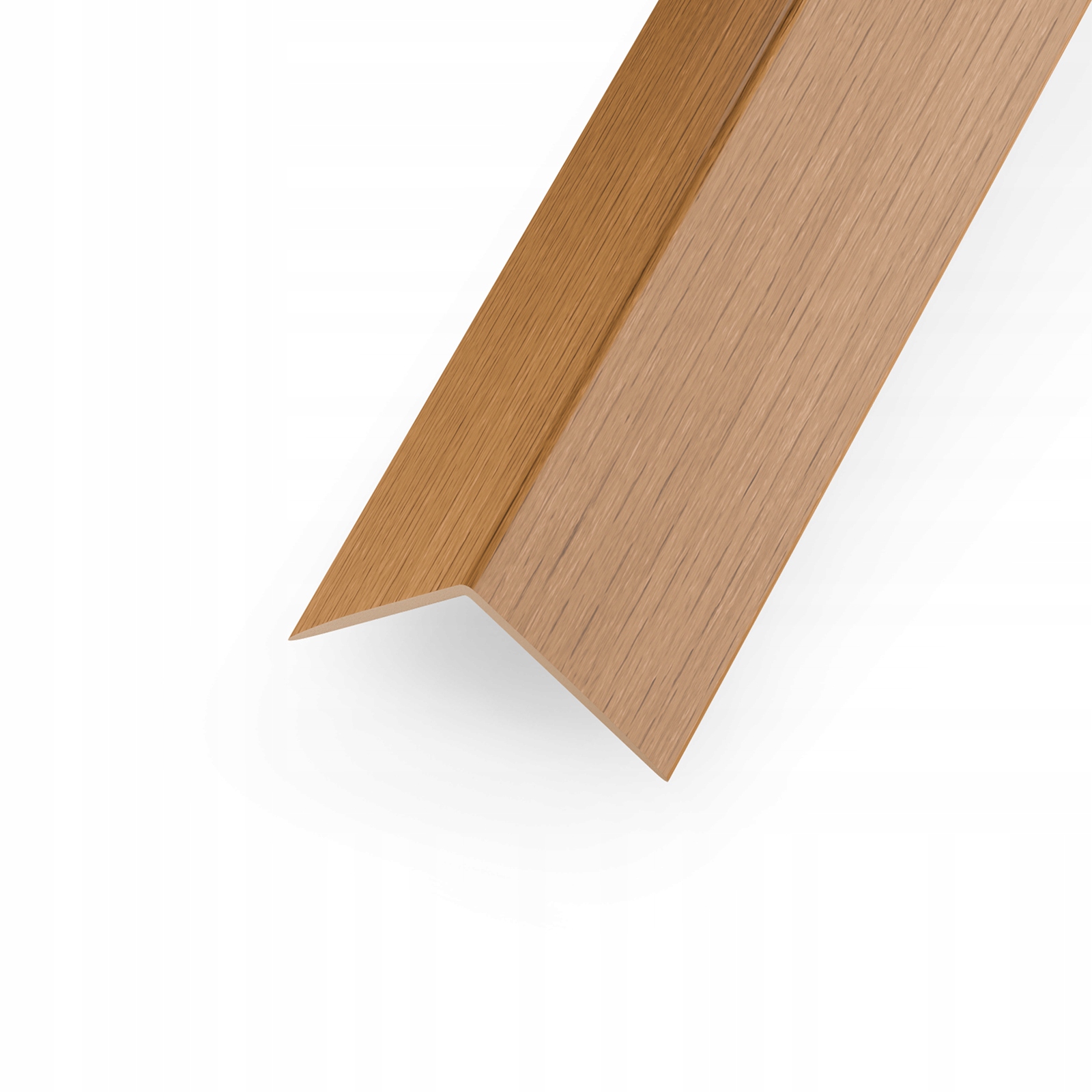 Úhelník Pvc Buk 25x25mm 1m – Ochranný rohový kryt 50 Ks