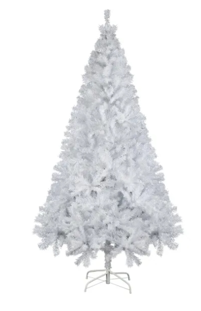 CHOINKA SZTUCZNA BIAŁA OZDOBNA 180CM SEKEY XT22