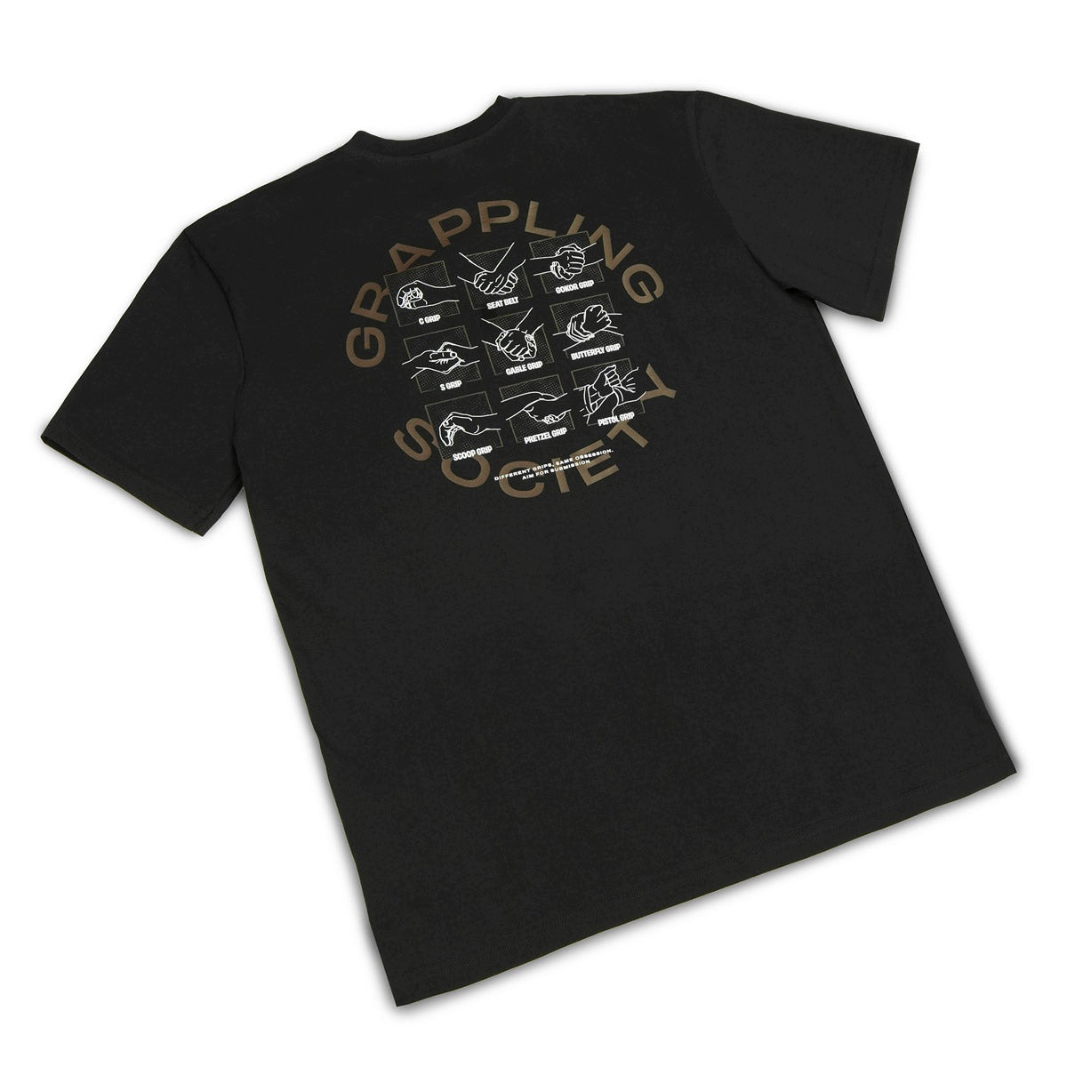 T-shirt Grappling Society Oversize (Czarny) Xs Ground Game