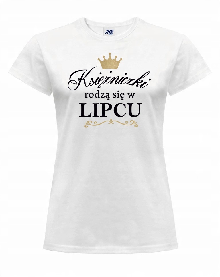 

Koszulka biała Księżniczki rodzą się w Lipcu M