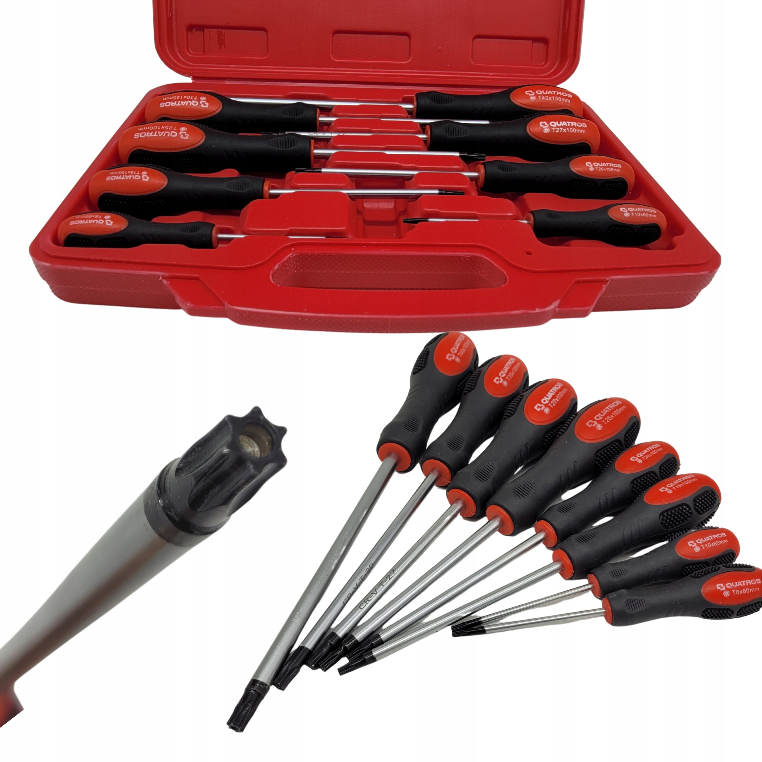 

Zestaw wkrętaków Torx T8-T40 8SZT Quatros