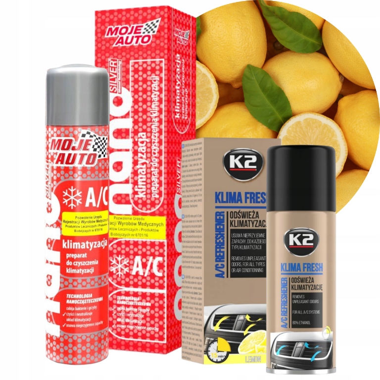 

Zestaw Do Czyszczenia Klimatyzacji granat Lemon