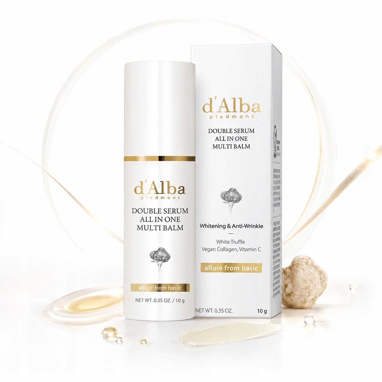 d’Alba Double Serum All In One Multi Balm 10g White Truffle
