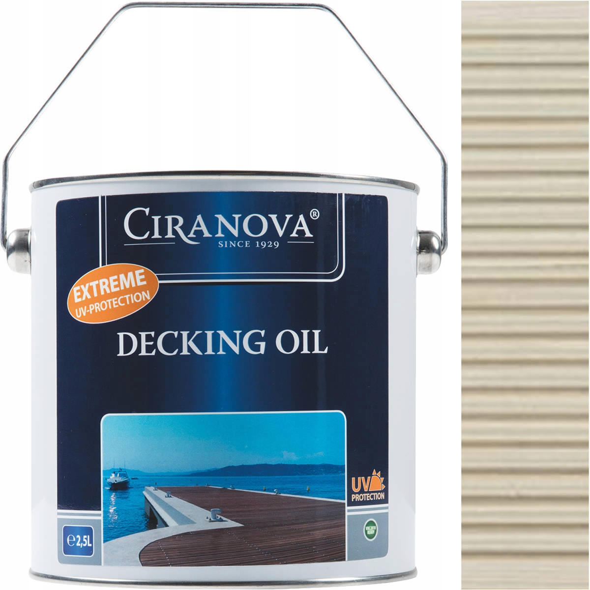 Ciranova Olej na terasy Decking Oil Světle Šedý 2,5L