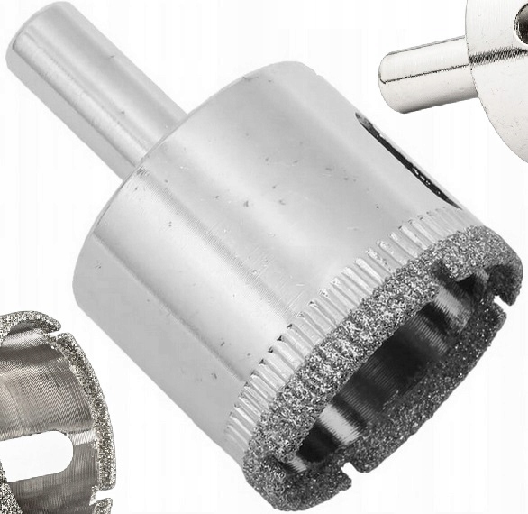 FALON-TECH - KORONKA FREZ OTWORNICA DIAMENTOWA DO GRESU SZKŁA 40MM