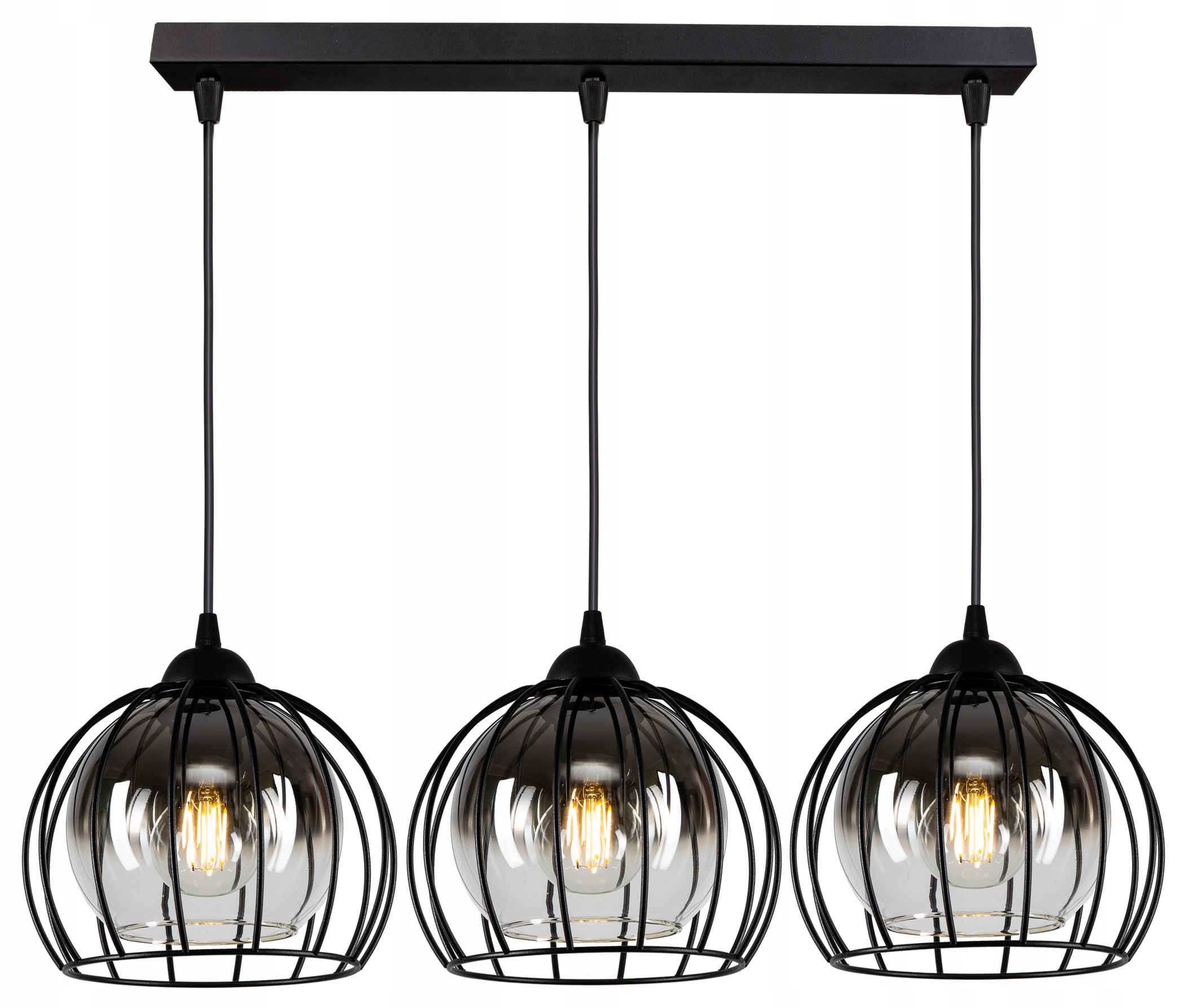 

Szklana Lampa Wisząca Sufitowa Żyrandol Plafon Led