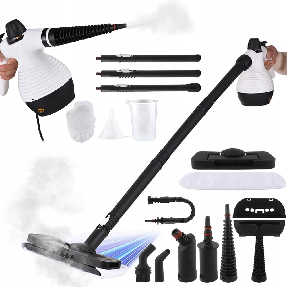 Parní Čistič S Příslušenstvím Pro Podlahy, Kuchyně A Těžko Přístupná Místa